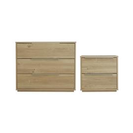 Argos Home Holsted Bedside Table & 3 Drawer Chest Set