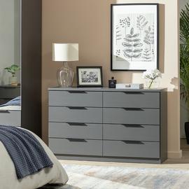 Argos Home Hallingford 8 Drawer Chest - Anthracite