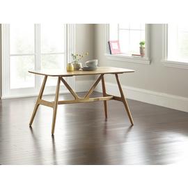 SBN Goran Wood Veneer 4 Seater Dining Table - Natural