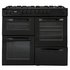 Bush BRC100DHEB 100cm Dual Fuel Range Cooker - Black