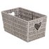 Argos Home Small Woven Heart Storage Basket