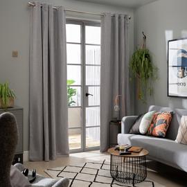 Habitat Blackout Fully Lined Eyelet Curtains