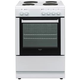 Bush DHBES60WX 60cm Single Electric Cooker - White