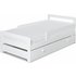 Argos Home Ellis Toddler Bed, Drawer & Kids Mattress - White