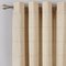 Argos Home Brancaster Check Lined Eyelet Curtains - Natural