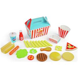 Chad Valley Wooden Burger Gift Set