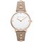 Rebecca Minkoff Ladies Beige Leather Strap Watch