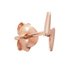State of Mine 9ct Rose Gold Plated Bolt Single Stacking Stud