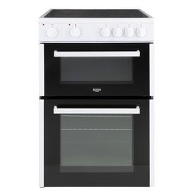 Bush B60TCWX 60cm Twin Cavity Electric Cooker - White