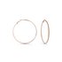 Guess All Around Guess Rose Gold Large Hoop Earrings