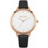 Missguided Black Faux Leather Strap Watch