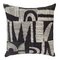Argos Home Kanso Crewel Cushion - Monochrome