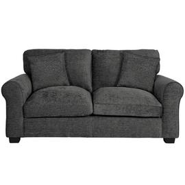 Argos Home Tammy 2 Seater Fabric Sofa - Charcoal