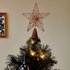 Argos Home Christmas Noir Copper Geometric Star Tree Topper