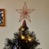 Argos Home Christmas Noir Copper Geometric Star Tree Topper