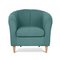 Argos Home Ayres Fabric Tub Chair - Aqua