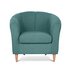 Argos Home Ayres Fabric Tub Chair - Aqua