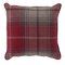 Argos Home Traditional Brushed Check Cushion - Red