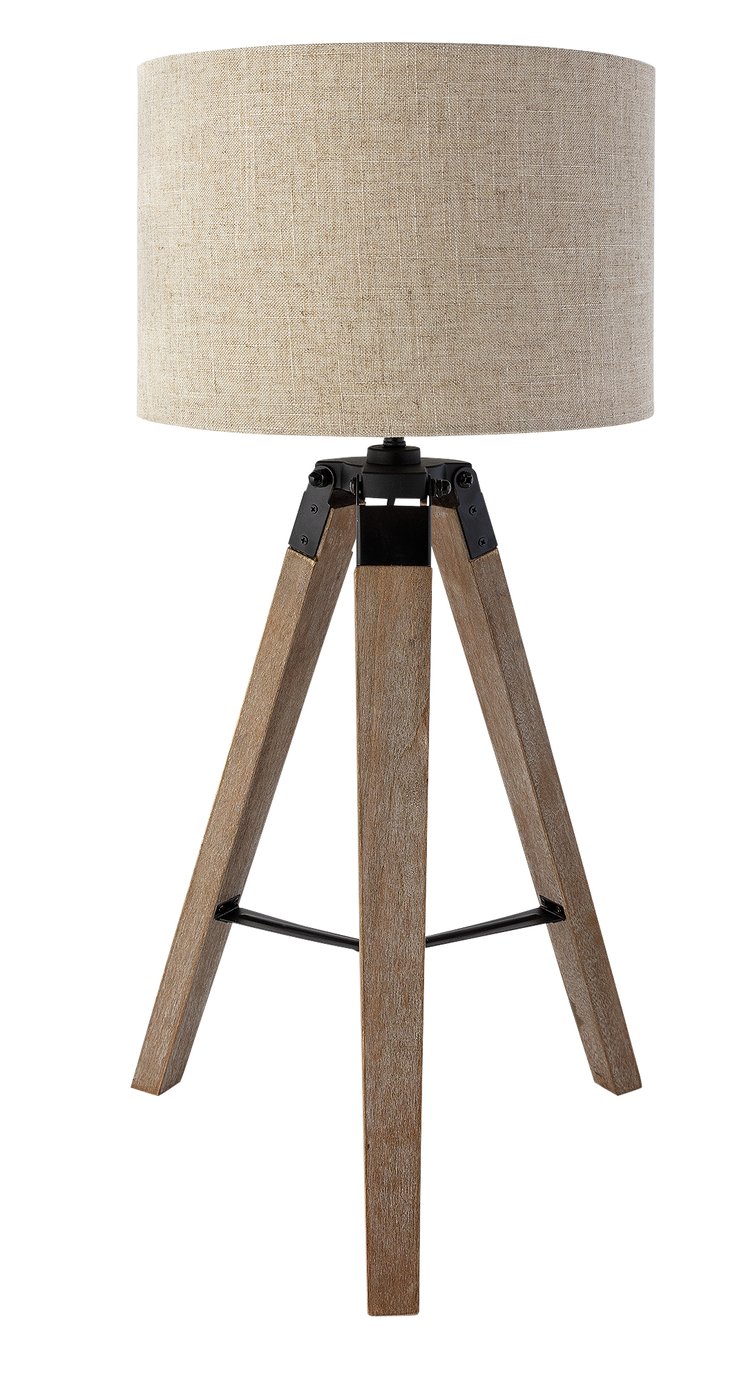 tripod bedside table lamps
