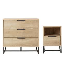 Argos Home Nomad Bedside Table & 3 Drawer Chest Set