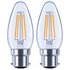Argos Home 4W LED BC Candle Light Bulb2 Pack