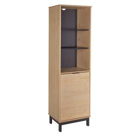 Argos Home Industrial Pine 2 Shelf 1 Drawer Bookcase-Natural