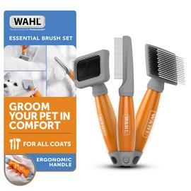 Wahl Essential Dog And Cat Grooming Brush Set