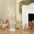 Argos Home Cluster of 3 Pre-Lit LED Trees - White