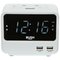 Bush USB FM Radio Alarm Clock - White