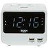 Bush USB FM Radio Alarm Clock - White