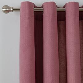 Argos Home Herringbone Lined Eyelet Curtains