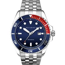 Accurist Men's Silver Stainless Steel Bracelet Watch