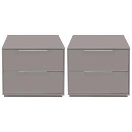 Argos Home Holsted Gloss 2 Bedside Tables Set