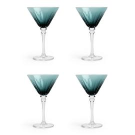 Habitat Japonica Set of 4 Martini Glasses
