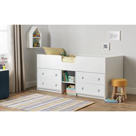 Argos Home Jackson White Mid Sleeper Bed & Mattress
