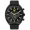 Lyle and Scott Men's Black Leather Strap Watch