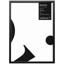 Habitat Dark Birch Black Wooden Picture Frame - 20x28"