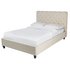 Argos Home Bouton Upholstered Double Bed Frame - Natural