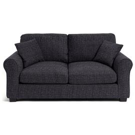 Habitat Lisbon Fabric 2 Seater Sofa Bed - Charcoal