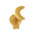 State of Mine Yellow Gold Plated Moon Single Stacking Stud