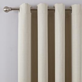 Argos Home Linen Look Eyelet Curtains