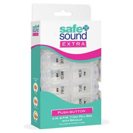 Safe and Sound Weekly AM and PM Pill Box