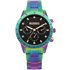 Missguided Iridescent Multicoloured Bracelet Watch