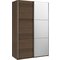 Argos Home Holsted Small Walnut Effect & Mirror Wardrobe