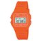 Casio Ladies Orange Resin Strap Watch