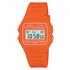 Casio Ladies Orange Resin Strap Watch