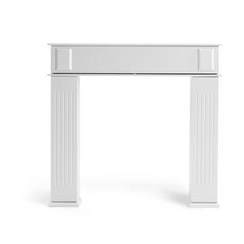 Habitat Fireplace Surround with Storage - White