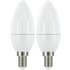 Argos Home 3W LED SES Frosted Candle Light Bulb2 Pack