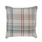 Argos Home Printed Check Cushion - Blue & Red