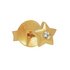 State of Mine Yellow Gold Plated Single Star Stud
